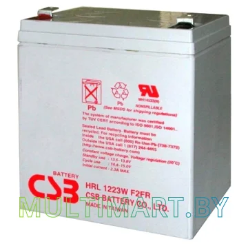 Аккумулятор для ИБП CSB Battery HRL1223W F2FR (12В/5 А·ч)